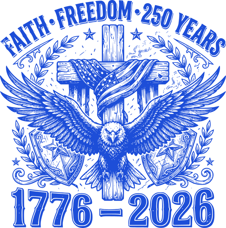 Faith&Freedom Blue