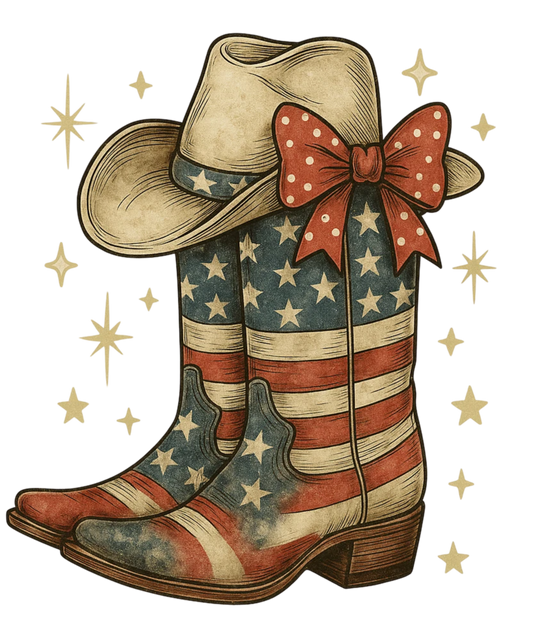 Floral cowgirl coquette