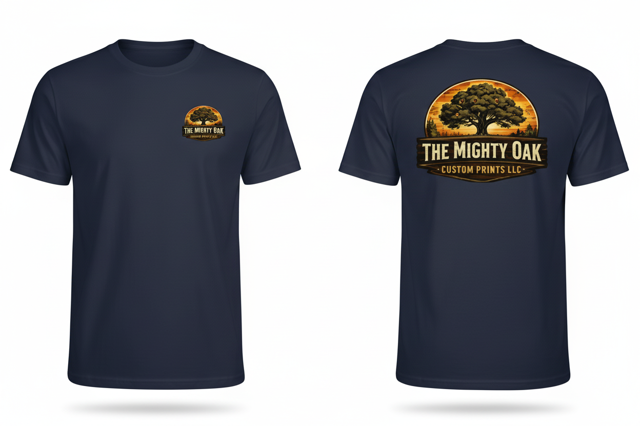 Custom Design T-Shirt - Professional DTF Printing