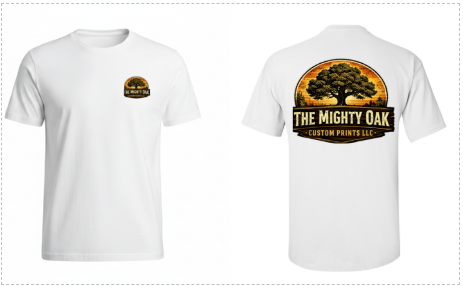 Custom Design T-Shirt - Professional DTF Printing